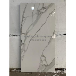 Gạch khổ lớn Ấn Độ 80x160 trắng vân marble